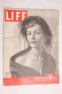 Life 1948 Dinner Hats November Capone rabbits Singer Sewing Carey Grant - Picture 1 of 10