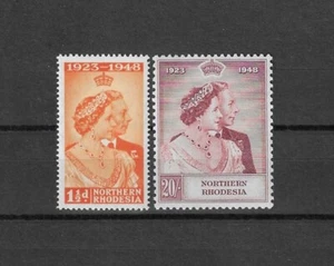 NORTHERN RHODESIA 1948 SG 48/49 MNH - Picture 1 of 2