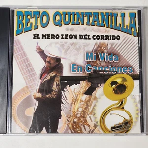 Beto Quintanilla Music CD El Mero Leon Del Corrido Mi Vida En Canciones Spanish - Imagen 1 de 15