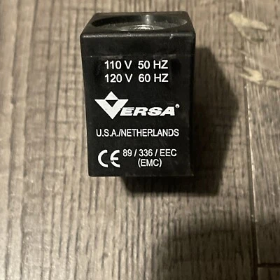 NEW VERSA 89/336/EEC (EMC) solenoid valve coil