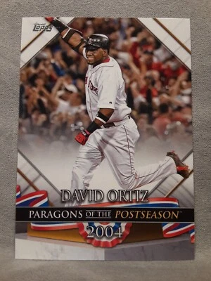 2022 Topps Update Series - Paragons of the Postseason #PP-2 David Ortiz - RedSox - Image 1 of 2