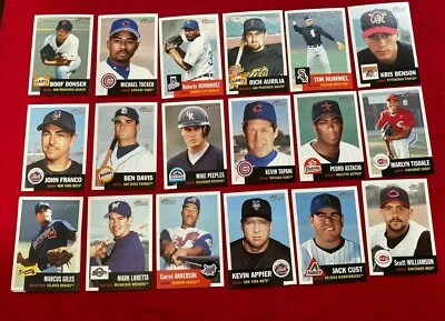 2002 TOPPSHERITAGE BASEBALL (#101-197) Завершите свой набор / Вы выбираете карты - Изображение 1 из 4