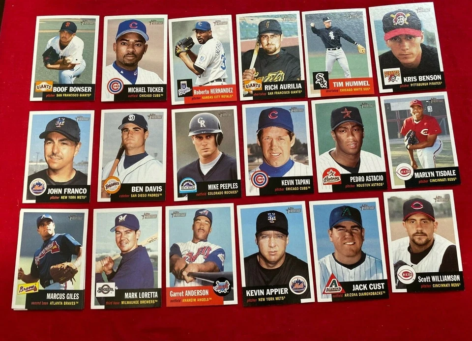 2002 TOPPS HERITAGE BASEBALL (#101-197) Complete Your Set / You Pick The Cards - Image 1 of 4