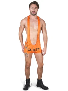 Sexy Jail Bait Prisoner Men's Costume - Picture 1 of 1