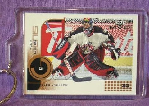 NHL Marc DENIS #2 Columbus BLUE Jackets Keychain NEW Cover