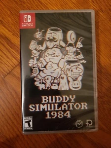 Nintendo Switch: Buddy Simulator 1984 (Limited Run Games) LRG NEW And Sealed - Picture 1 of 2