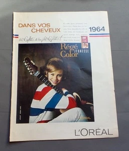 PUB PUBLICITE ANCIENNE ADVERT CLIPPING 070717 / 1964 L'ORÉAL TEINTURE RÉGÉ COLOR - Imagen 1 de 1