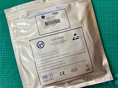 Adafruit NeoPixels RGB LED Strip w/ Alligator Clips, Black, 1m (3.3ft), 30 LEDs - Image 1 of 2