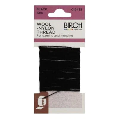 Birch 10m Wool & Nylon Blend Mending Thread - Choose Your Colour - Image 1 of 3