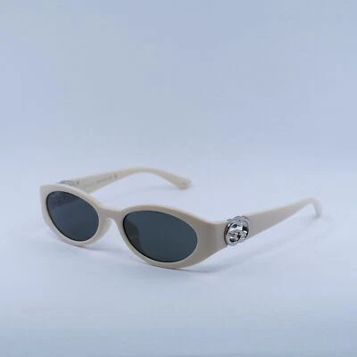 New GUCCI GG1662SA 004 Ivory/Grey 56-18-140 Sunglasses - Image 1 of 4
