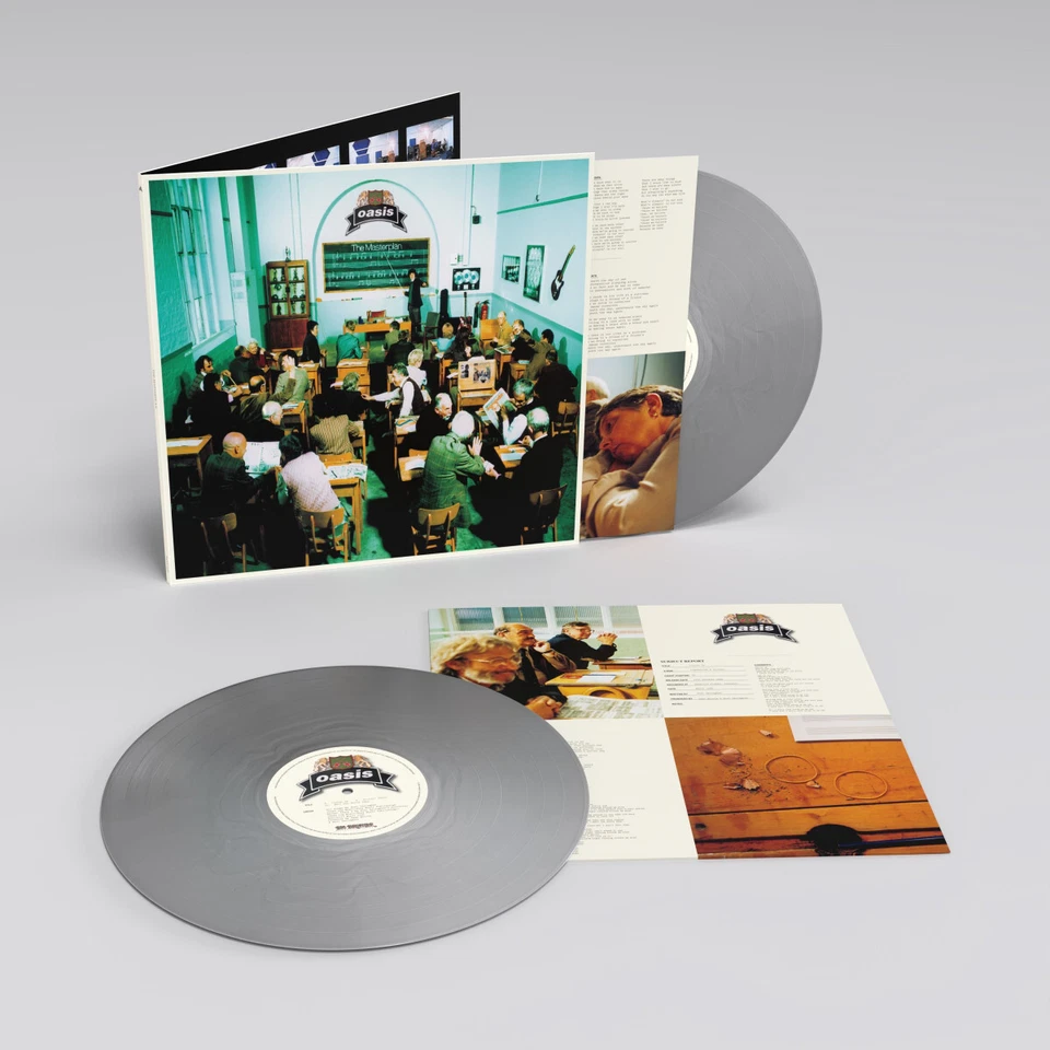 Oasis - Masterplan 25th Anniversary Vinyl 2LP SILVER Remastered Ed FREE USA SH - Image 1 of 1