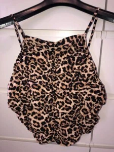 Cropped leopard print high neck top - Picture 1 of 3