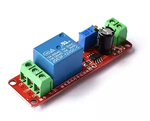 DC 12V Delay Relay Shield NE555 Timer Switch Module, Adjustable 0 - 10 Second - Picture 1 of 4