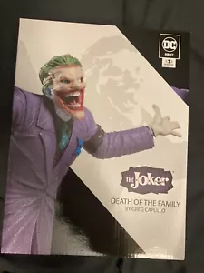 DC Direct THE JOKER Death of the Family 1:10 Statue by Greg Capullo -New, Sealed - Picture 1 of 5