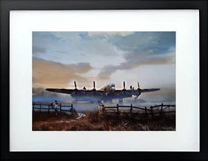 Dambusters Lancaster Bomber Giclee Fine Art Print Wall Picture Decor Canvas Art - Picture 1 of 5