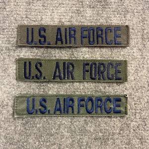 USAF Air Force Überschussausgabe olivgrün gedämpftes Tuch Nähen auf Zweigband USA - Bild 1 von 2