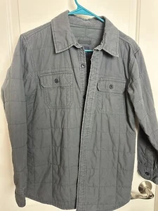 Gap kids gray quilted shirt jacket XXL 14–16 - Picture 1 of 9