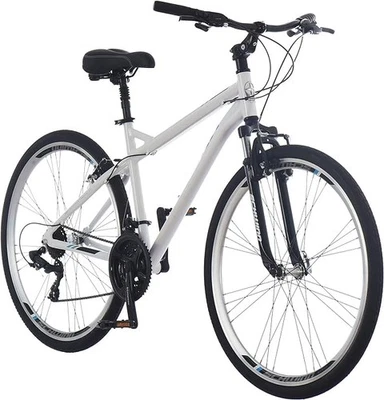 Schwinn Network 3.0 Hybrid 700c 21 Speed 18" Aluminum Frame S4026CAZ - White - Image 1 of 4
