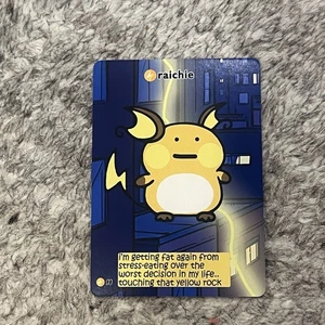 Pokiebubies V2 1. Edition Raichie Pokémon Fan Art Karten Set 2 Raichu 98 - Bild 1 von 2