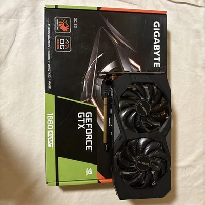 Tarjeta de gráficos Gigabyte Geforce GTX 1660 Super 6 GB GDDR6 GV-N166SOC-6GD USADA Foto 1 de 4