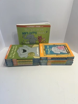 Lot 17 MO WILLEMS ELEPHANT AND PIGGIE Books CLEAN MOST  HC NICE Foto 1 de 4