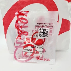 2025 Chicken Sandwich Bag KEYCHAIN Chick-fil-A Original Holiday LIMITED EDITION - Picture 1 of 3