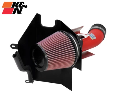 K&N Red Aluminum Cold Air Intake For 2000-2007 Subaru Impreza WRX/STI 2.0L/2.5L - Image 1 of 4