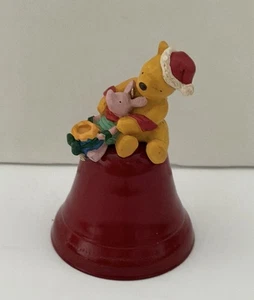 Midwest Winnie Puuh Disney rote Glocke Metall Weihnachten - Bild 1 von 6