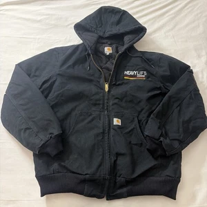 Chaqueta activa forrada de franela Carhartt para hombre talla grande alta J140 ligeramente usada cálida - Imagen 1 de 24