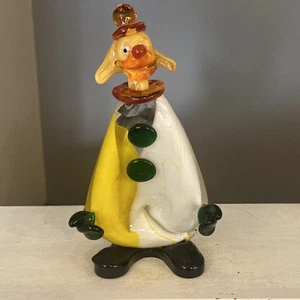 **AMAZING-ALFREDO BARBINI MURANO GLASS CLOWN-HTF-SPECIAL VERSION-9” LARGE** - Picture 1 of 24