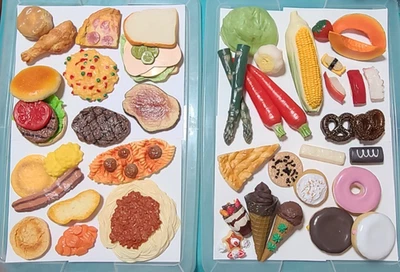 De colección Años 90 MTC Realista Comida Falsa Hamburguesa Rey Dunkin' Donuts Pizza Hut Sushi ENORME Foto 1 de 4