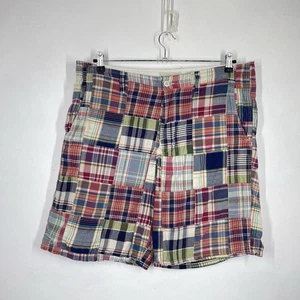 Ralph Lauren Shorts Mens W40* Multi Colour Check Patchwork India Madras Summer - Picture 1 of 13
