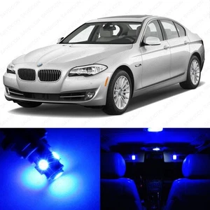 17 x Paquete de luces interiores LED azules para BMW Serie 5 M5 F10 2011-2015 + HERRAMIENTA - Imagen 1 de 7