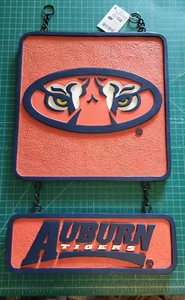 Auburn Tigers Outdoor Sign Garden Plaque 20 x 12 - Picture 1 of 4