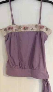 River Island Purple/ Lilac Sleeveless Top Size 12 New With Tag - Picture 1 of 6