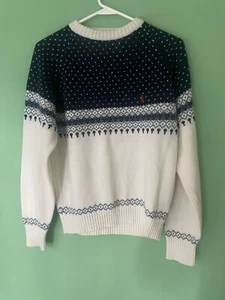 Vintage Mens Polo Ralph Lauren Knit Sweater Size M chest 21 inch length 23 inch - Picture 1 of 3