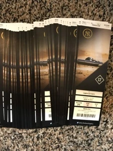 2017 NEW YORK YANKEES SEASON TICKET STUB PICK YOUR GAME AARON JUDGE SANCHEZ HR 2 - Picture 1 of 1