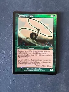 MTG GERMAN FOIL PLANESHIFT QUIRION DRYAD MAGIC THE GATHERING RARE CREATURE GREEN - Picture 1 of 6
