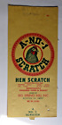 Large Vintage Paper Sack Bag - A-No-1 Scratch, Big Spring Mill, Elliston 1974