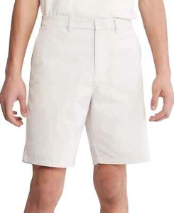 CALVIN KLEIN Chalk Shorts Infinite Flex Cotton Slim Fit Flat Front 32 (EU 48) - Picture 1 of 1