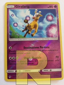 Girafarig ® Tuoni Perduti 89/214 ® Reverse ® Pokemon ® Italiano ® MISSPRINT - Picture 1 of 1