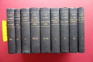 La Bibbia Antico Nuovo Testamento Luzzi Fides et Amor Firenze Anni '30 11 Voll. - Foto 1 di 5