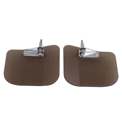 Smoke Wing Air Deflector Mirror Guard For Honda Goldwing F6B/1800 GL1800 Yamaha — 第 1/4 张图片