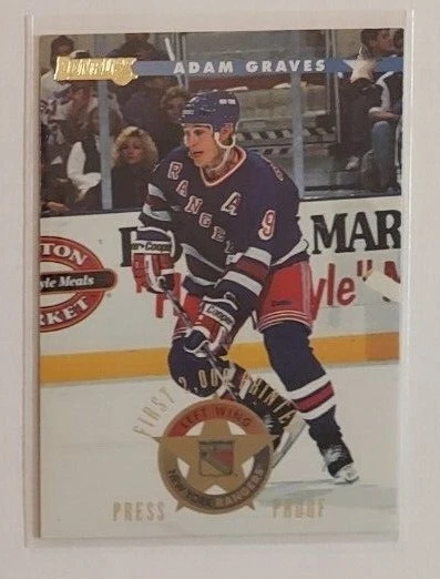 Adam Graves (Rangers) 1996-97 Donruss hockey PRESS PROOF (only 2000 made) - Image 1 of 1