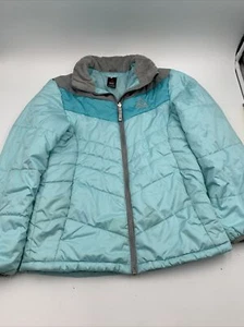 (Read) Gerry Youth Puffer Jacket Sz L (14-16) Light Blue/Gray - Picture 1 of 11