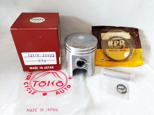 FOR Suzuki TS100 TC100 '73-77 GT185 '73-77 Piston & Rings & Pin STD New DIA=49mm - Picture 1 of 7