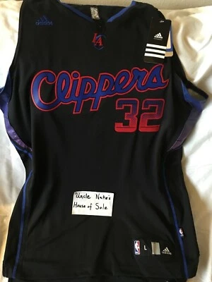 Blake Griffin Los Angeles Clippers Black Away Adidas NBA Basketball Jersey, L - Image 1 of 3