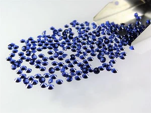Blue Sapphire Round Brilliant Cut 1.00mm-3.00mm Loose HIGH QUALITY Gemstones - Picture 1 of 5