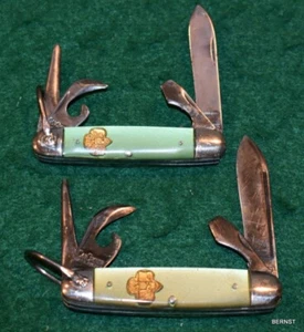 CUCHILLOS TWO GIRL SCOUT 1947 UTICA KUTMASTERT - DOS TALLAS - Imagen 1 de 9