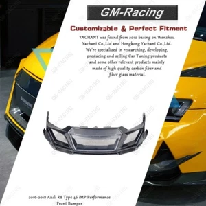 Partial Carbon Fiber iMP Performance Front Bumper For R8 Type 4S 2016-2018 - Picture 1 of 24